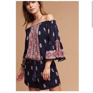 Anthropologie lilka bohemian romper 779